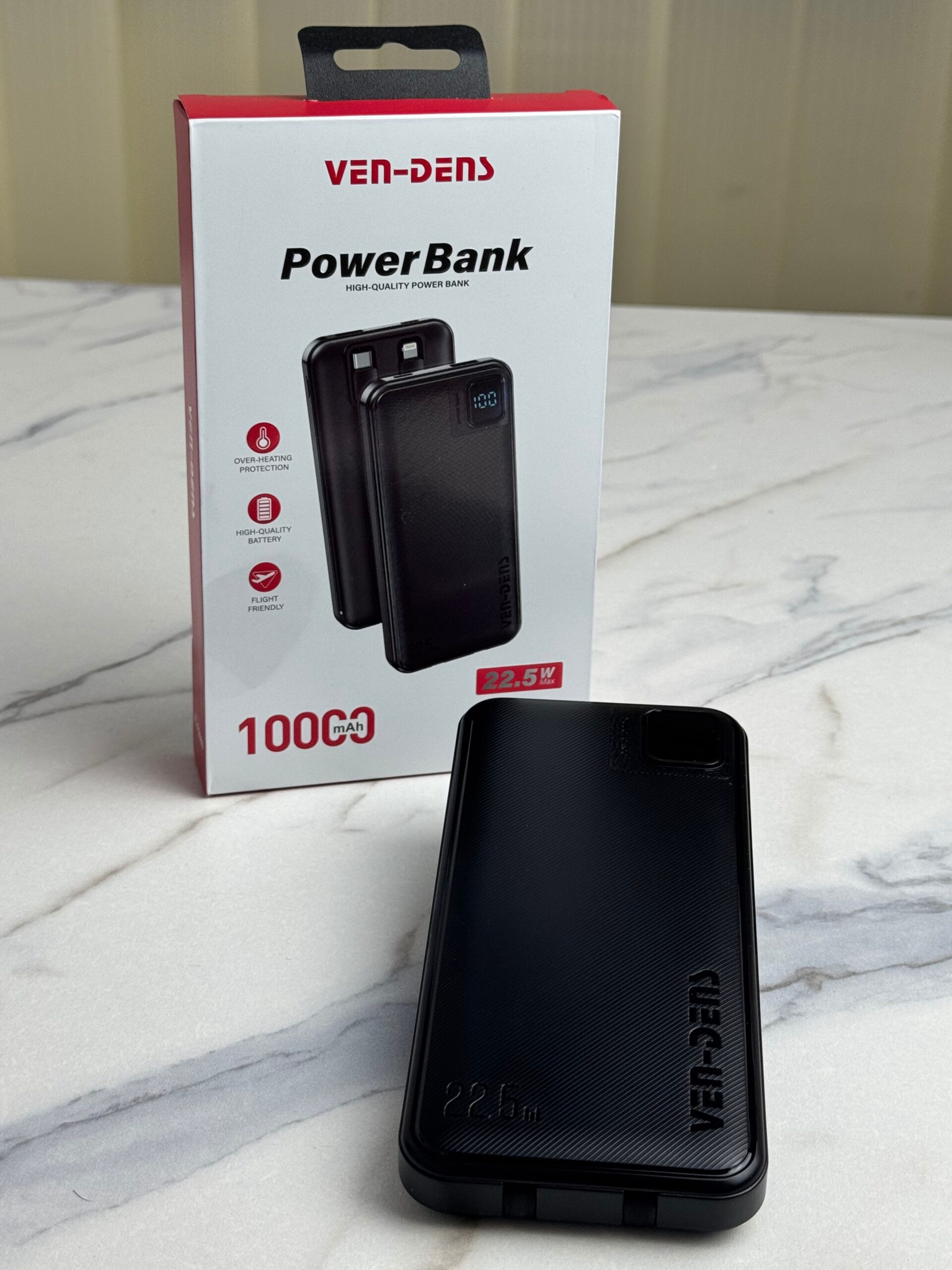 Untitled design Ven-Dens VD-PB060 10000mAh 22.5W Fast Charging Power Bank - Image 1
