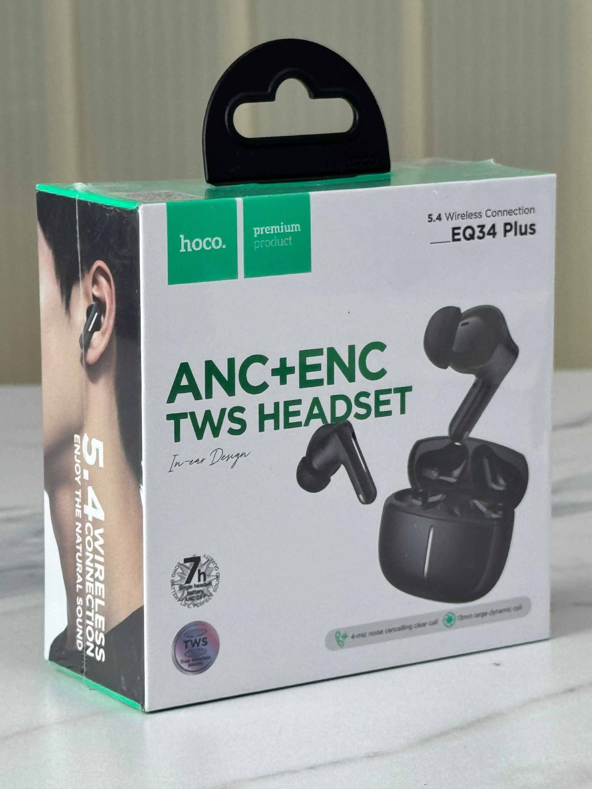 Untitled design Hoco EQ34 Plus True Wireless ANC+ENC Earbuds - Image 1