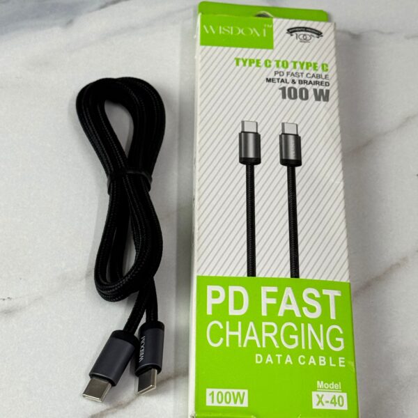Wisdom X40 100W Type-C to Type-C Fast Charging Cable