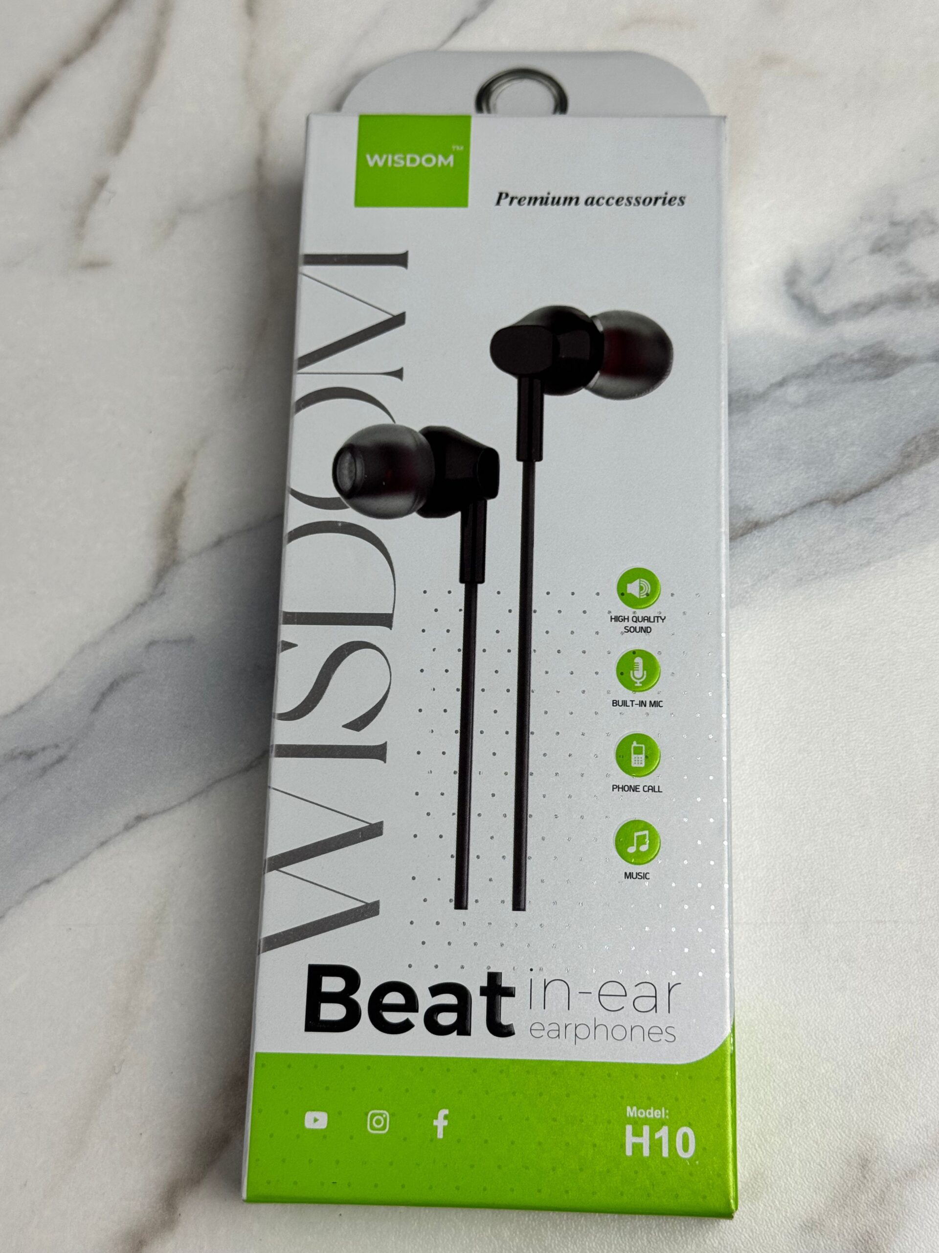 Untitled design Wisdom H10 Beat In-Ear Earphones - Image 1